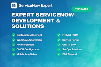 be your certified servicenow developer and do anything