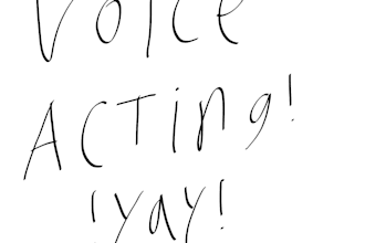 voice act while learning the trade