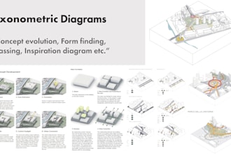 create your architectural concept into diagrams