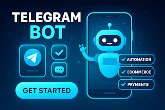 develop a custom telegram bot for your business or service