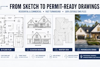 permit ready structural drawings, electrical, mep, hvac drawing autocad 2d floor