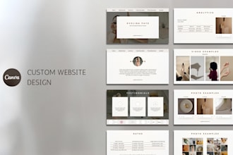 create elegant canva website