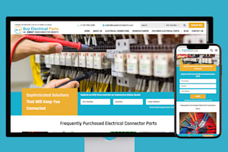 design electrical website electrical equipment supply website power tools store