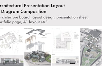 create architectural portfolio layout