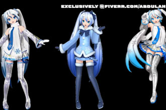 rig, edit and fix your 3d model for mmd, vrchat, warudo, ue5, vroid, and daz3d