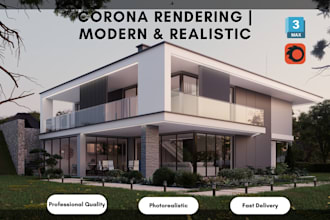 create realistic 3d renderings using corona for 3ds max