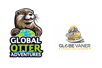 design tour travel adventure resort travel agency logo