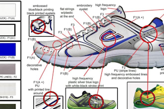 create factory ready shoe tech pack for sneakers, heels, boots and all footwear
