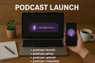 podcast launch podcast setup podcast upload podcast submit podcast metadata