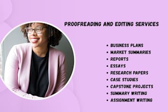 do business, economics, marketing reports and MBA project
