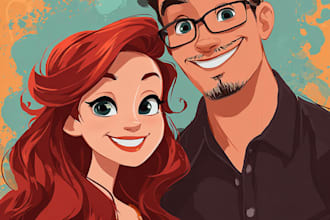 do disney cartoon portrait