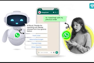 build and design whatsapp chatbot ai chatbot whatsapp api and automation bot