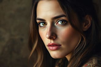 draw digital realistic portrait