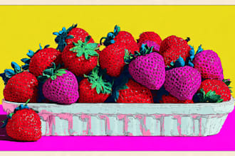 design food pop art of your food pop art