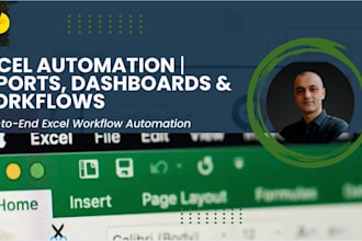 build automated excel reporting systems and data workflows