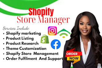 shopify expert, tiktok shop manager for product listing, ads, store management