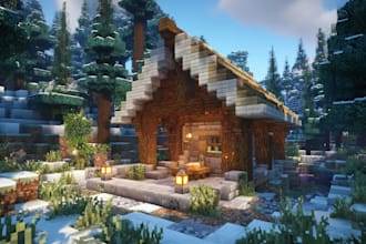 create custom minecraft builds and maps for you
