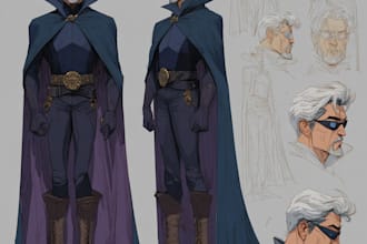 design characters oc art, fanart, dnd, anime, fantasy sci fi