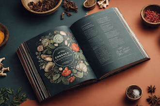 do cookbook or recipe book design, kindle ebook formatting