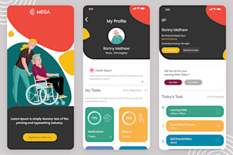 elderly care app, elderly and disable transportation app, wheelchair booking app
