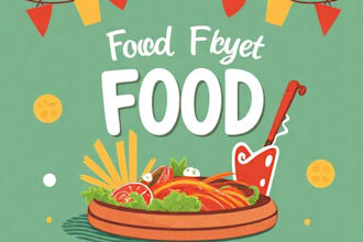 design food poster, flyer, food brochure, restaurant menu