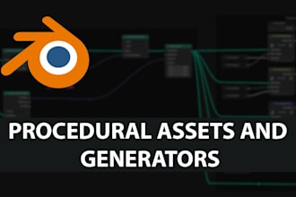 build procedural assets and generators using geometry nodes