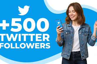 grow up real 500 twitter followers fast