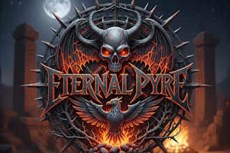 make a festival style metal logo for your event or band