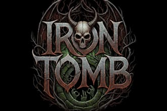 design a powerful metal logo for your tour posters