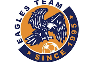 design fantastic eagles logo
