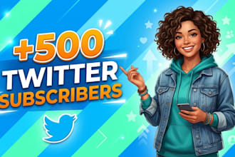 provide new twitter 500 followers