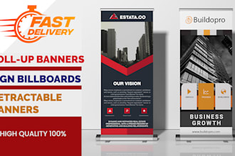 design unique roll up, retractable banners and signage