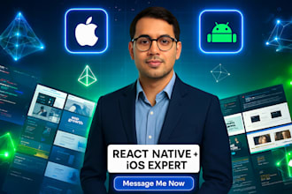 do ios app development, mobile app development, react native developer