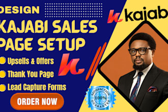do kajabi sales page, upsells, thank you page, leads capture forms error fixing