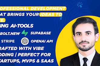 build bolt new mvp, bolt new saas app with supabase backend and supabase auth