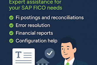 sap fico support, configuration help, and error resolution