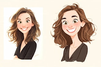 do disney cartoon portrait