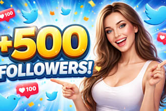 organically promote your twitter 500 followers