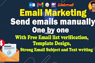 manually send emails one by one for email marketing