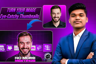 create a professional yt thumbnail