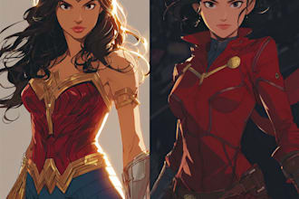 design original superhero character