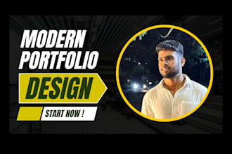 design a professional portfolio website and blog pages