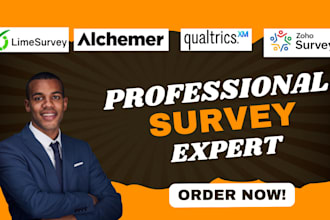 design survey on limesurvey, survey panel, qualtrics, alchemer, zoho survey
