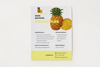 we will create a flyer for your event or business
