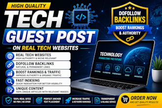 publish tech guest post with real outreach for SEO