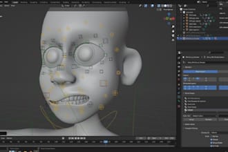 rig 3d models, character rigging iclone 8, mmd, cc4, cc5 vroid, blendshape, vrm