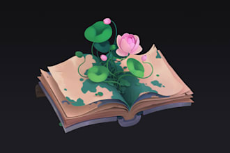 model and texture 3d stylized game prop or asset for game