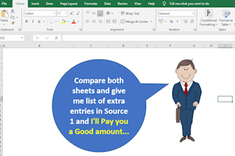 execute data formatting, data scraping, PDF 2 excel data entry, copy paste, etc