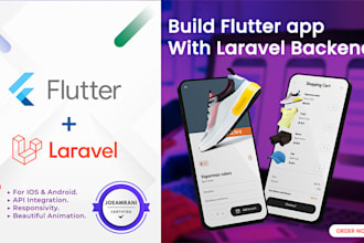 build flutter app with laravel backend