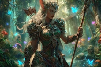 design original fantasy characters with professional artwork